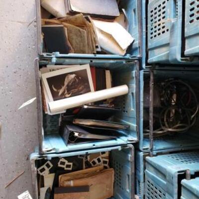 #2036 â€¢ 3 Totes Of Photos, Letters, And More