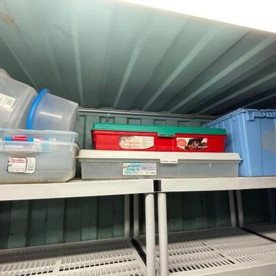 #3050 â€¢ 10 Plastic Storage Totes