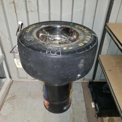 #7260 â€¢ Custom Nascar Tire Barrel Sink