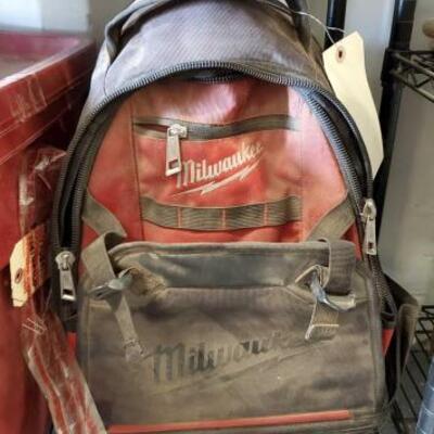 #5132 â€¢ Milwaukee Tool Backpack With Tow Straps