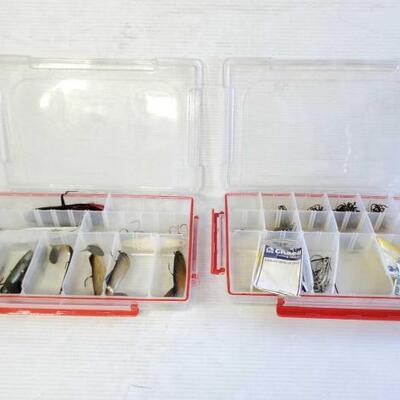 #1232 â€¢ 2 Plastic Tackle Box