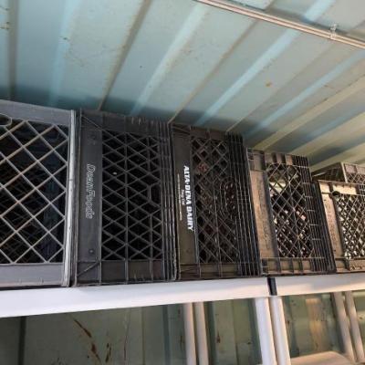 #3002 â€¢ 11 Plastic Crates 13x13x11-19x13x11