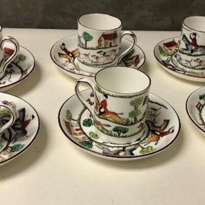 https://www.ebay.com/itm/114651800942	BA5102 Lot of 6 Staffordshire Demitasse Cups and Saucers Hunting Scene		Auction

