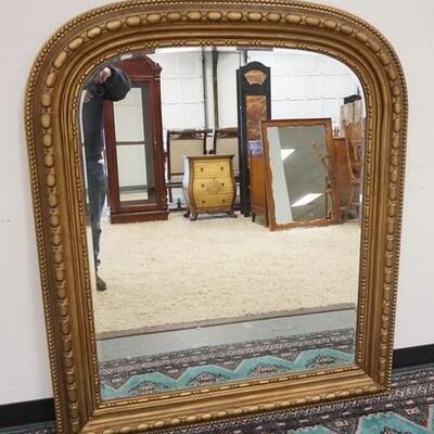 1013	CONTEMPORARY BEVELED EDGE PIER MIRROR, 46 1/4 IN X 53 1/2 IN
