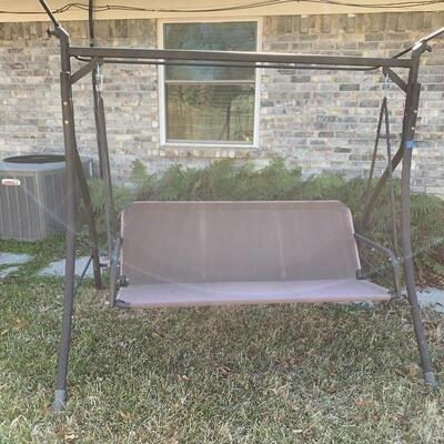 Porch Swing with No Canopy Top