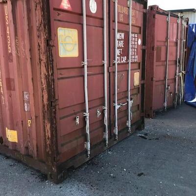 (4) 40' Tarped Containers