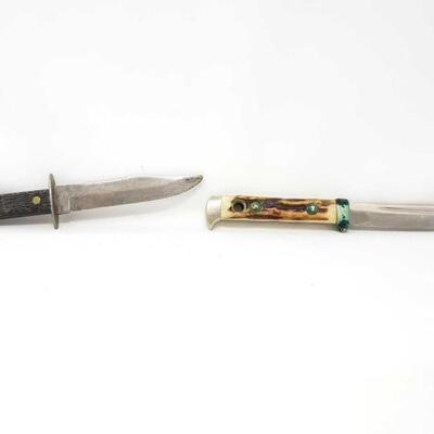 #8143 â€¢ Two 5" Knives With Sheaths