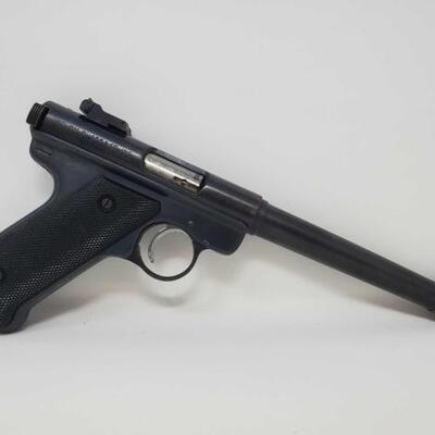 532	

Ruger Mark I .22lr Semi-Auto Pistol
NO CA
Serial Number: 10-87907
Barrel Length: 6.75"

NO CA BUYERS! Out of state only!

$25...