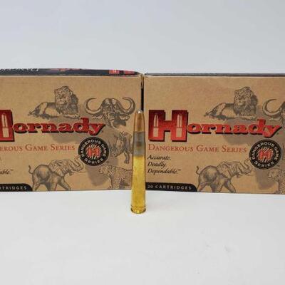 #1334 â€¢ 40 Rounds Of Hornady 375 H&H- 300 