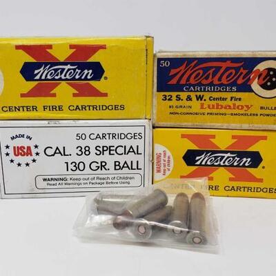 #1226 â€¢ Approx 96 CAL. 38 Special, Approx 66 Rounds Of 32 Automatic