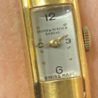 Baume & Mercier 18K Gold Ladies Swiss Watch