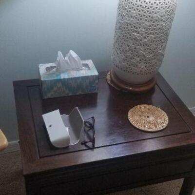 Solid Rosewood End Table