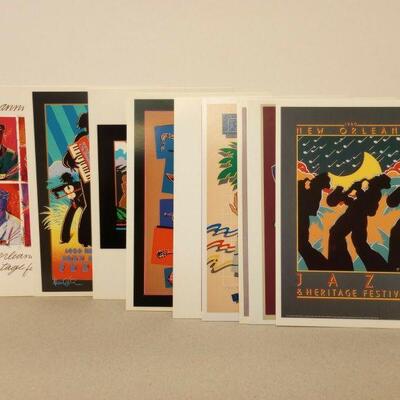 https://www.ebay.com/itm/115385080518	PO3029 LOT OF 9 NEW ORLEANS JAZZ & HERITAGE FESTIVAL POSTER CARDS		Auction 	 Starts 05/20/2022...