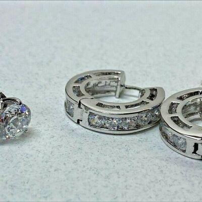 https://www.ebay.com/itm/125319173665	LB1052 CUBIC ZIRCONIA STERLING SILVER EARRINGS, 2 PAIRS 		Auction 	 Starts 05/20/2022 After 6 PM 
