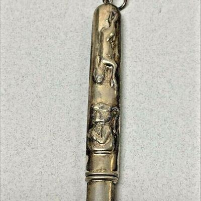 https://www.ebay.com/itm/125319140548	LB1058 VINTAGE STERLING SILVER TOOTHPICK OR NEEDLE HOLDER LG		Auction 	 Starts 05/20/2022 After 6 PM 
