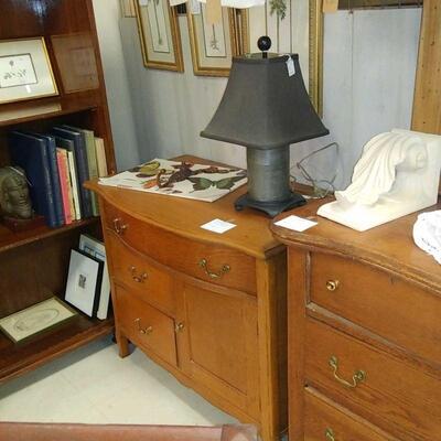oak washstand  75.00