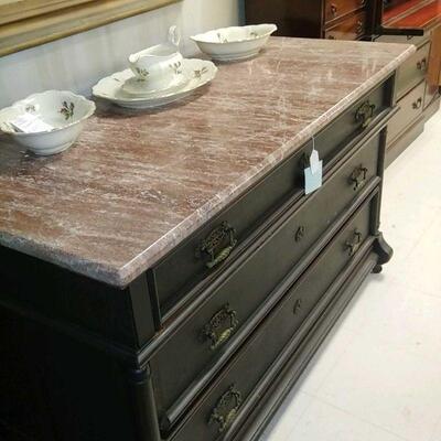 Marble Top Dresser   Sale 200.00