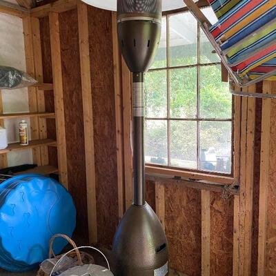 Front gate outdoor heater