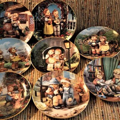 Nice collection of Hummel plates.