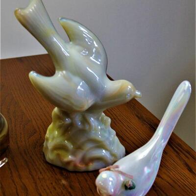 Porcelain birds.