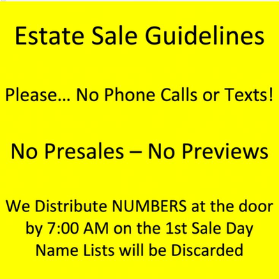 Estate sale photo