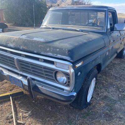 #65 â€¢ 1974 Ford F250 Vin: F25YR004944
Plate:  1R43694
Doc Fee:  $70
Non op:  $59
Note
sold on application for duplicate title,
