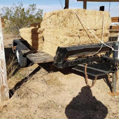 135	

15' Tilt Trailer
Measures Approx: 164"x 87". Bales Of Hay Not Included!