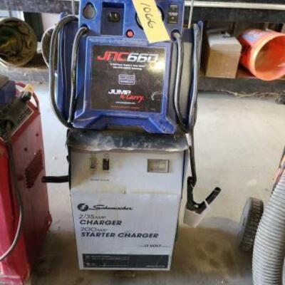 1066	

JNC 660 Jumper Box And Schumacher Battery Charger
JNC 660 Jumper Box And Schumacher Battery Charger