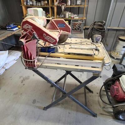 #1072 â€¢ MK Dimond Tile Saw And Stand