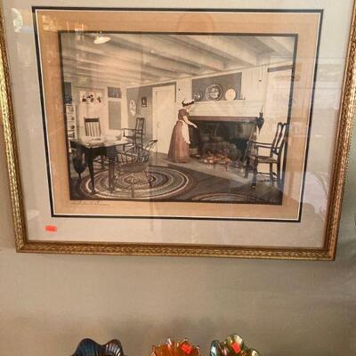 Wallace Nutting interior scene