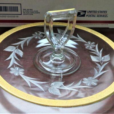 ANTIQUE IMPERIAL GLASS DISH