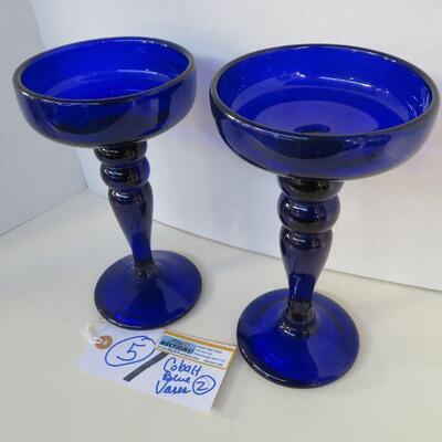 COBALT BLUE VASES