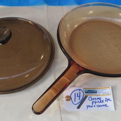 PYREX AMBER VISION PAN & COVER