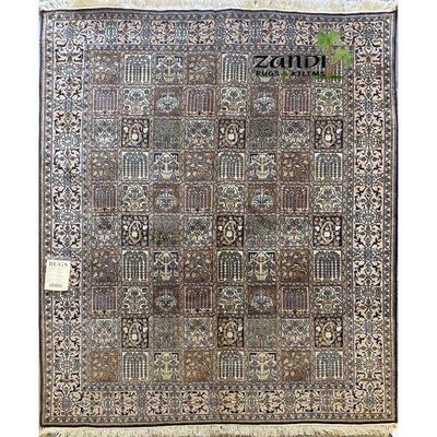 Indian Kashmir floral rug 6'11"x5'0", Z_ABCR02389, $1421