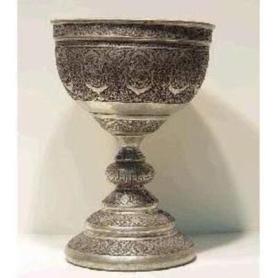 Fine Art Persian Engraved Copper Antique 23"x19", ABCZAG-15, $1890