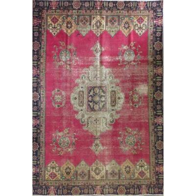 Persian tabriz Vintage Rug 12'4"x8'6", ABC-PER-337, $981