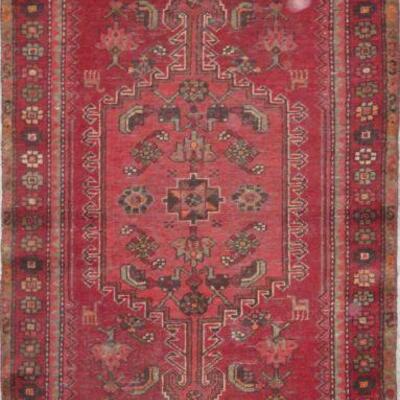Persian hamedan Vintage Persian Rug 6'2"x2'10", ABC-PER-2415, $459