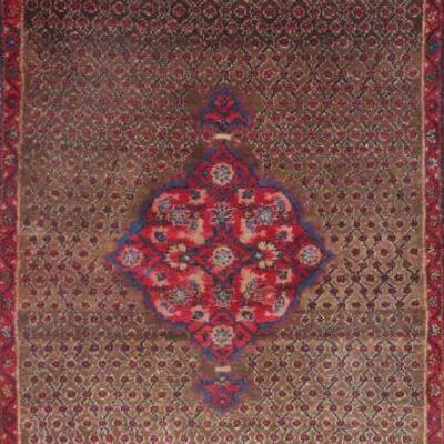 Persian hamedan Vintage Rug 5'8"x4'9", ABC-PER-2259, $453