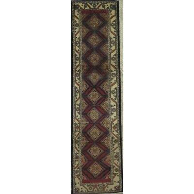 Persian hamedan Vintage Rug 10'5"x2'6", ABCR06794, $362