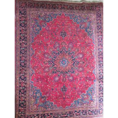 Persian mashad Vintage Rug 12'10"x9'6", ABCR06586, $1221