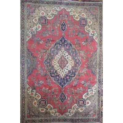 Persian tabriz Vintage Persian Rug 8'7"x2'7", ABCR06614, $775