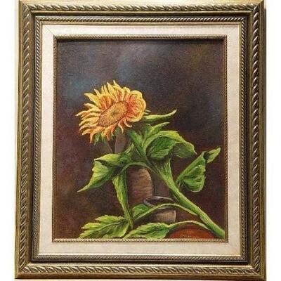 Spanish Oil Painting 29"x26", ABCP-2, $234