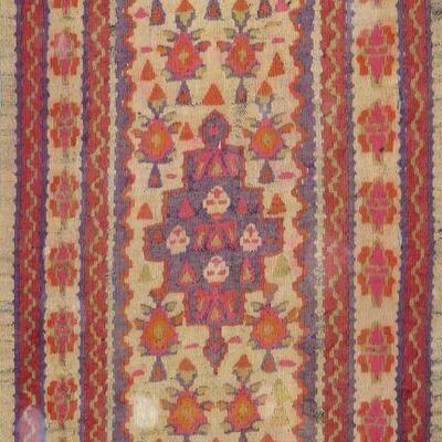 Persian Seneh, Vintage Kilim 3'0"x3'0", ABC-PER-1740, $264