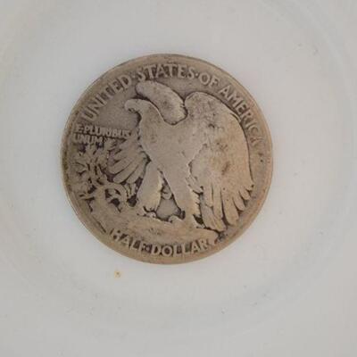 Vintage half dollar coin