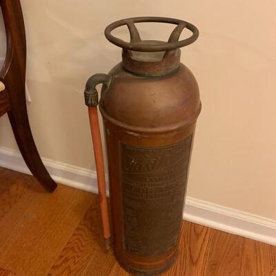 COPPER FIRE EXTINGUISHER
