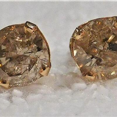 14k Diamond Earrings