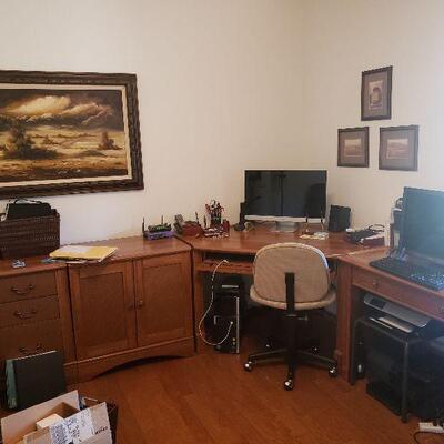 Office Furniture and computer monitors 