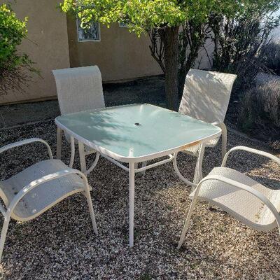 Outdoor table set