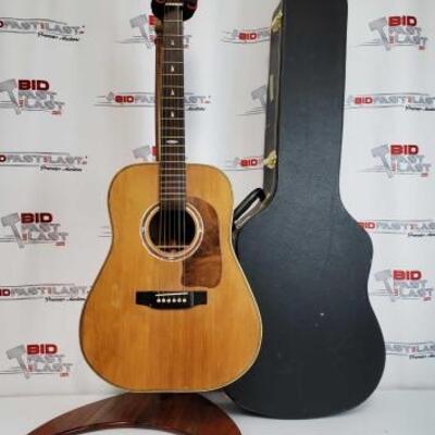 2010	

1985 Handmade Arrowhead Acoustic Guitar With Hard Case
1985 Handmade Arrowhead Acoustic Guitar With Hard Case