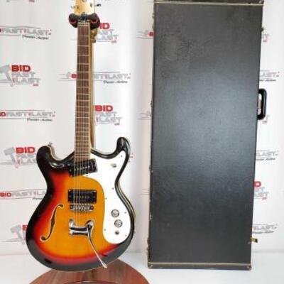 2018	

Mosrite Ventures Sunburst Electric Guitar With Hard Case
Stand not included